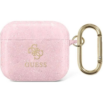 Guess Калъф Guess GUA3UCG4GP Glitter Collection за Apple AirPods 3, розов (GUE001374)