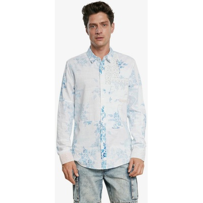 Desigual Cam Alberico Риза Desigual | Byal | МЪЖЕ | XXL