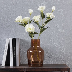 EGLO 421221 - Стъклена ваза SIRANANA 22x14, 5 см кафява/опушена (EG421221)