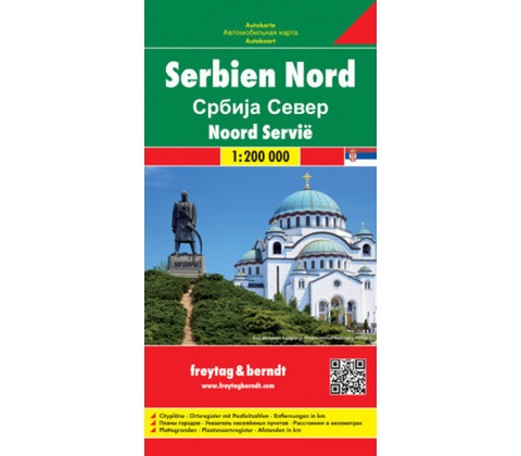 Mapa Srbsko Sever