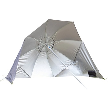 Bo-Camp Beach parasol with sidewalls Цвят: сив