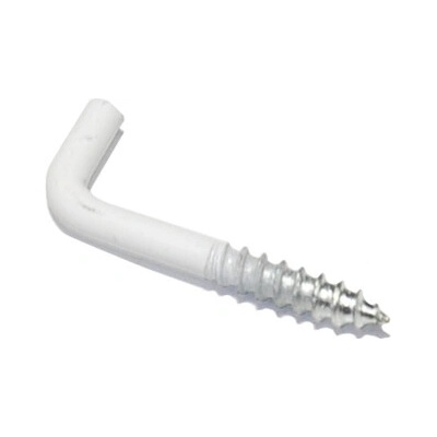 Skoba s vrutem, 25x2,5mm, bílý lak – Zboží Mobilmania