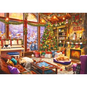 Trefl - Puzzle Puzzle Premium Plus: Cozy Winter: Christmas Evening - 1 000 piese