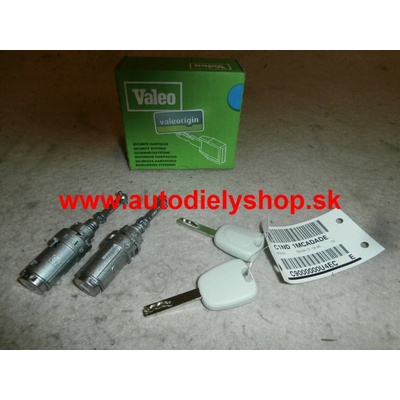 Citroen C3 4/02-11/05 2x zámok dverí + 2 x klúč