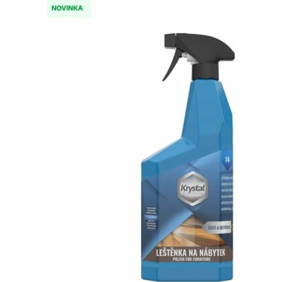 Krystal leštěnka na nábytok s mechanickým rozprašovačom 750 ml