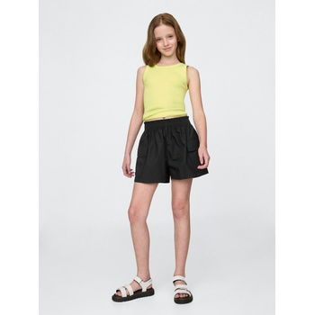 GAP Детски карго къси панталони от попелин GAP GAP | Cheren | Момичешки | 104/110