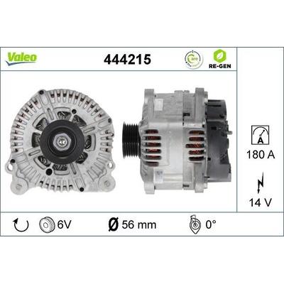 Alternátor VALEO RE-GEN REMANUFACTURED 444215