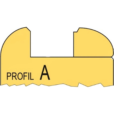 Sada nožů E pro hlavičku B-80 na dveře (profil + kontra profil)