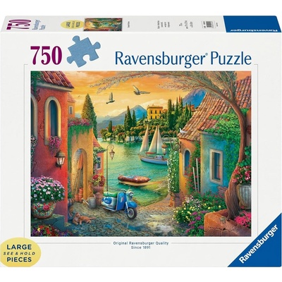 Ravensburger Пъзел Ravensburger от 750 XXL части - Гледки към европейски вили (7012001516)