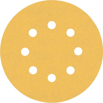 BOSCH Brúsny papier EXPERT C470 s 8 otvormi, 125 mm, zrnitosť 120, 5 ks 2608900807
