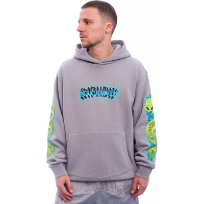 Rip N Dip Skull And Bones Hoodie Charcoal