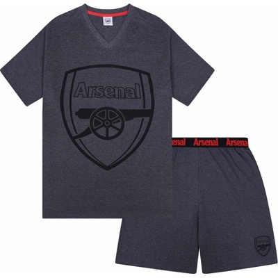 FC Arsenal pánské pyžamo krátké šedé