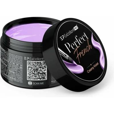 Excellent Pro Perfect French gel pro francouzskou manikúru a zdobení creamy violet 4g
