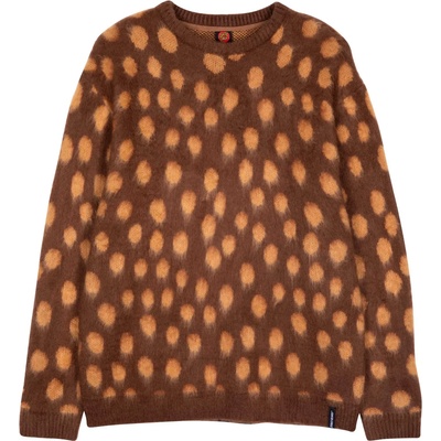 Santa Cruz Мъжки пуловер Santa Cruz Jaguar Knit Crew Jumper - Brown (017-4039-0112)