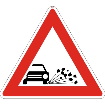 Dopravní Značka A17 velká Odlétávající štěrk