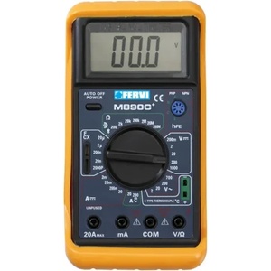 Fervi s. r. l Мултицет Fervi дигитален Udc, Uac, Idc, Iac, R, T, 750 V, 1000 V, 20 A, T050 (T050)
