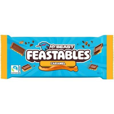 Feastables MrBeast mléčná čokoláda s náplní s příchutí karamelu 60 g