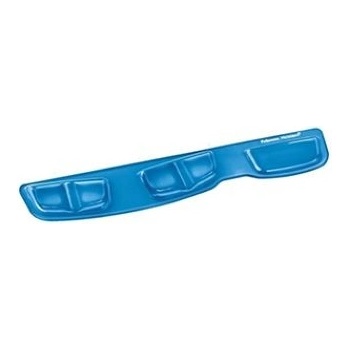 Podložka pod klávesnicu Fellowes Health-V Crystal, ergonomická, gélová, modrá, 46.6x8.6 cm, 1.6 cm, FELFERGWPADKEYBHB