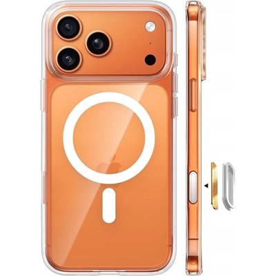 Torras - Guardian Magnetic Series ochranný obal na iPhone 17 Pro – priehľadný