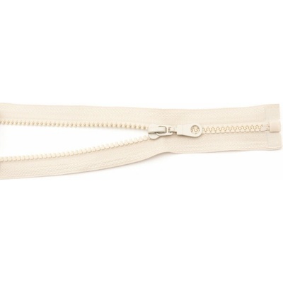 Deliteľný kostený zips - dĺžka (30 - 95 cm) - rôzne farby 30 cm Svetlá režná 2