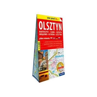 Olsztyn plan miasta 1:15 000 papier 2026