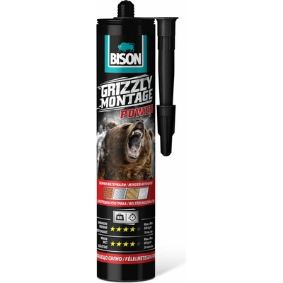 BISON Grizzly silné montážne lepidlo, 370 g
