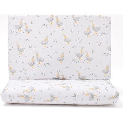 New Baby Bavlněný set do postýlky s výplní Husičky