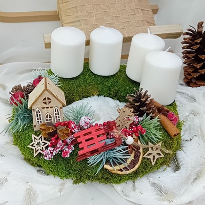 LEROS BYLINNÝ ADVENTNÝ KALENDÁR VENIEC 24 druhov čajov po 1 vrecúšku menovky na darčeky 24 ks 39,1 g 1x1 set 8594740530672