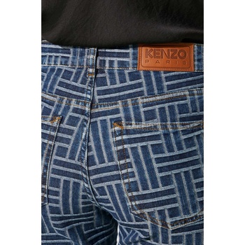 Kenzo Дънки Kenzo Bara Cropped Fit Jeans с висока талия FE62DP2296J3. DS (FE62DP2296J3.DS)