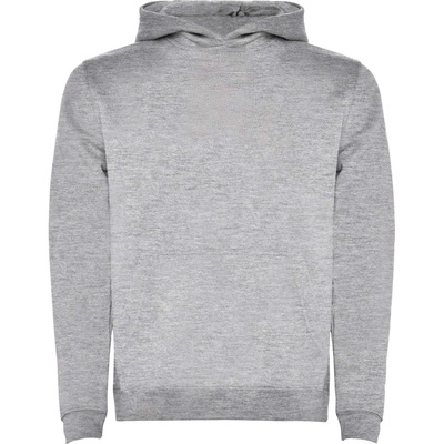 Urban detská mikina s kapucňou sivá Heather