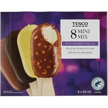 Tesco Mini Mix mrazený krém 8 x 50 ml