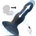 SuperLove Thrusting Vibrating Anal Plug with Suction Cup & Remote Black