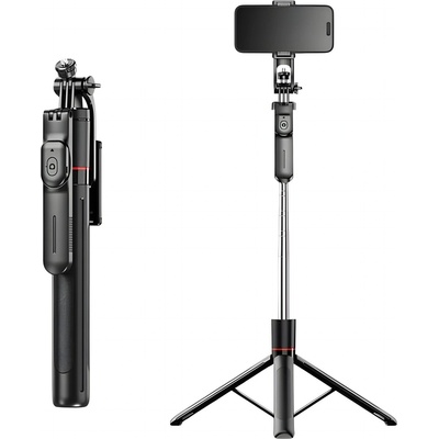 HARAHU Selfie стик - стабилен трипод с Bluetooth управление F16 - черен KP37884 (37884)