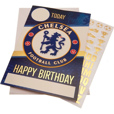 Chelsea FC Narodeninové blahoželanie Chelsea FC, nálepky