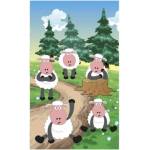 DIMEX ART Флизелинов фототапет овце 150 x 250 см