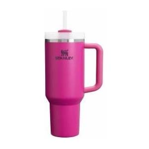 STANLEY 1913 Quencher H2.0 Flowstate Drinking Bottle with Straw 1.2L - Thermo Mug Cools 11 Hours - 48 Hours Ice Cold - Dishwasher Safe - Thermos Bottle BPA Free - Stainless Steel - Fuchsia - 100000144044