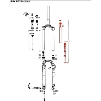 Rockshox SPRING INT LEFT SA JUDYS