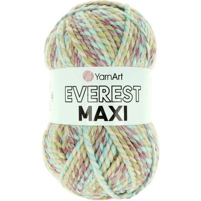 YarnArt Everest Maxi 8032 zelená, modrá, ružová