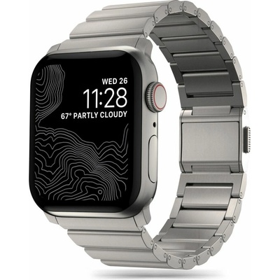 Tech-PČervenáect Belt Tech-PČervenáect SteelBand Apple Watch 4/5/6/7/8/9/SE/Ultra 1/2 42/44/45/49mm titanium | Zboží Auto