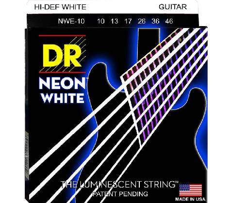 DR Strings NWE-10 White