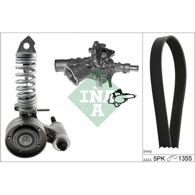 Vodní pumpa + klínový žebrový řemen Schaeffler INA 529 0297 31 (529029731)