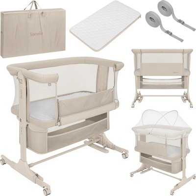 Lionelo postýlka 3v1 JODIE Beige Cream – Zboží Mobilmania