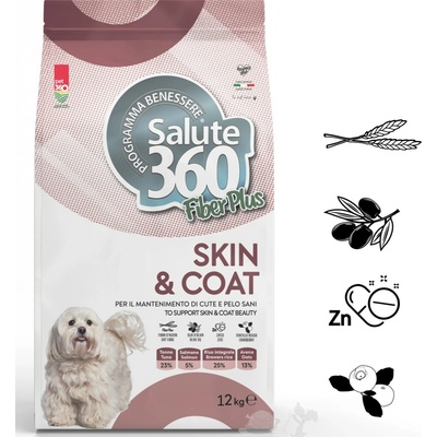 Salute Fiber+ Skin & Coat adult losos a tuňák 12 kg