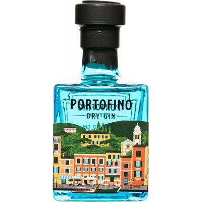 Portofino Dry Gin 43% 0,1 l (čistá fľaša)