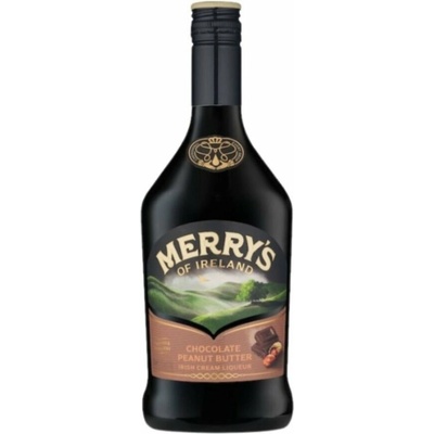 Merrys Chocolate Peanutbutter 17% 0,7 l (holá láhev)