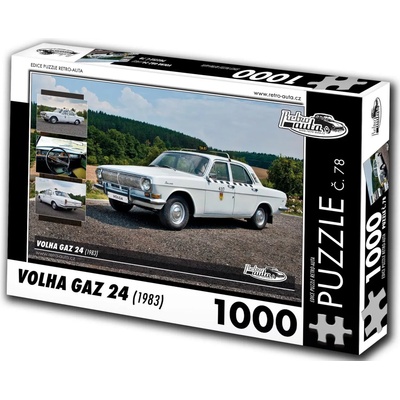 Retro cars - Puzzle Volga GAZ 24 (1983) - 1 000 piese