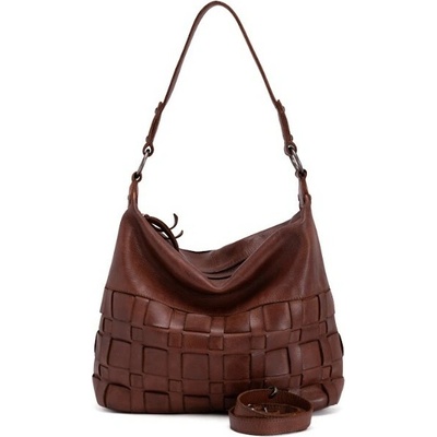 Gianni Conti kožená dámská kabelka hnědá 4534934 brown