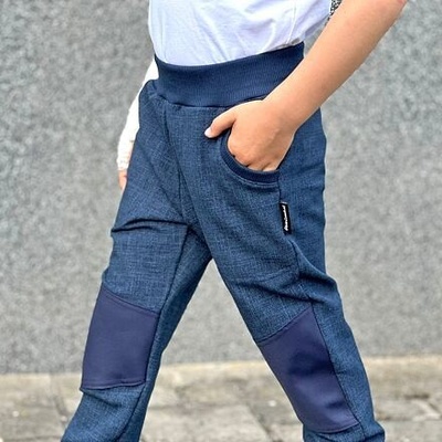 ObleCzech tepláky denim tmavě modré tmavě modrá