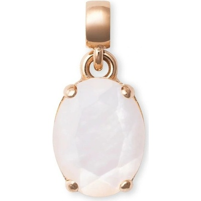Daniel Wellington bronzový prívesok s perleťou Mother of Pearl DW00401460