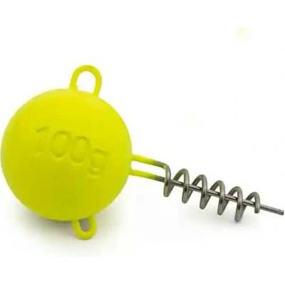 FOX RAGE - Jigová hlava Palagic Screws UV Yellow 100 g 1 ks